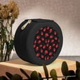 thumbnail image 6 of Yiaed Beautiful Red Ladybug Print Travel Jewelry Case Bridesmaid Gift Boxes Jewelry Travel Organizer Small Round Jewelry Box Mini Storage-Black, 6 of 7