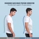 thumbnail image 4 of Corrector de postura Fit Geno para hombres y mujeres: Enderezador de hombros ajustable, soporte completo para la espalda, alivio del dolor - Corrector de columna jorobada y escoliosis (tamaño mediano), 4 of 5