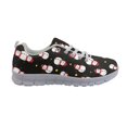 thumbnail image 3 of HELLHERO Lace-up Walking Sneakers for Jogging Training, Mesh Non-slip Sole Comfortable Running Shoes, Snowman Pattern, 3 of 11