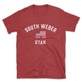 thumbnail image 1 of South Weber Utah Patriot Men's Cotton T-Shirt, 1 of 1