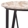 thumbnail image 6 of Safavieh Reni Modern Metal Round End Table, Brown / Black, 6 of 9