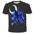 thumbnail image 2 of Camiseta con estampado de unicornio en 3D de verano, camiseta de unicornio rosa bonita, camiseta de verano para niñas, ropa de dibujos animados para niños, camisetas informales para adolescentes Gao Jinjia LED, 2 of 2