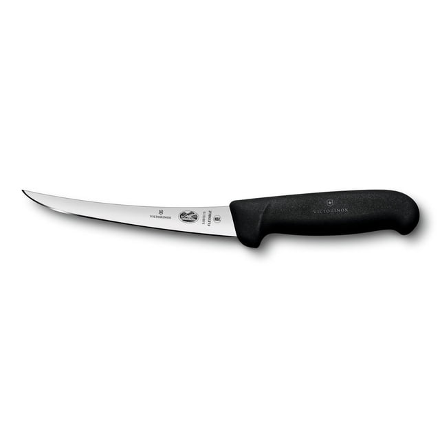 Cuchillo deshuesador Victorinox Swiss Army Fibrox Pro de 6 pulgadas negro