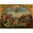 thumbnail image 3 of German Auguste von Bohn 14x11 Black Modern Framed Museum Art Print Titled - Religion, the Beatitudes (1847), 3 of 5