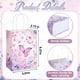 thumbnail image 2 of Bolsas de regalo para fiestas Kolldenn Butterfly, 30 unidades, rosa y morado, 2 of 6
