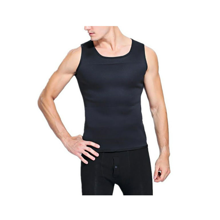 Gupgi Men Gym Vest Sauna Ultra thin Sweat Shirt Body Shaper Slimming Corset  