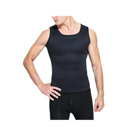 

Lisenrain Men Gym Vest Sauna Ultra Thin Sweat Shirt Body Shaper Slimming Corset