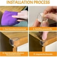 thumbnail image 5 of Protectores de esquinas a prueba de bebés, 28 protectores de seguridad para muebles transparentes, protectores de esquinas suaves de fácil instalación, cinta adhesiva fuerte para un ajuste seguro,, 5 of 5