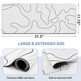 thumbnail image 2 of Miroddi Mouse Pad, Extra Large 31.5"x15.75" Desk Pad Mat, Waterproof & Non-Slip Rubber Base Gaming Mousepad for Office Home, 2 of 7