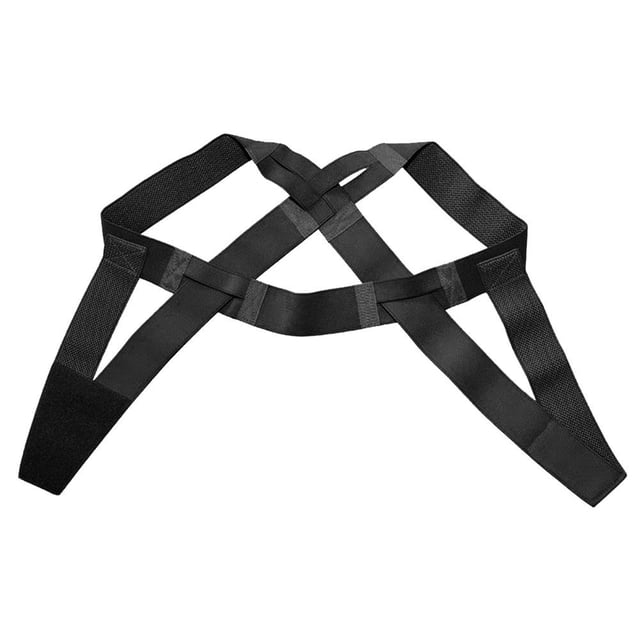 Hunchback Corrector, Posture Correction, Pink and Black, Adjustable Size, Comfortable and Breathable