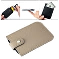 thumbnail image 3 of Cartera Macarena Minimalista Gris de Cuero PU, 3 of 7