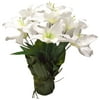 Easter Decor Potted White Lily
