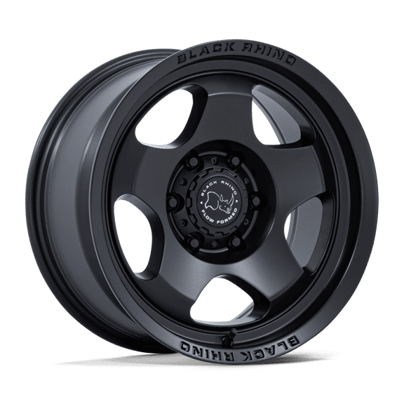 17x8.5 Black Rhino Hard Alloys BR031 Sol Matte Black Wheel 5x5 (0mm)