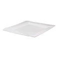 thumbnail image 3 of Ebros Pack Of 4 Kitchen Dining Modern Contemporary Design White Porcelain Square Plates With Rhombus Well Restaurant Supply Dishwasher And Microwave Safe (10" Dinner Plate Style), 3 of 3