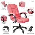 thumbnail image 4 of Silla de Escritorio para Oficina Ejecutiva Ergonomica y Ajustable Rosa Gaon  Ergonómica, 4 of 8