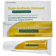Actavis First Aid Triple Antibiotic Ointment Cream, 1 Oz.