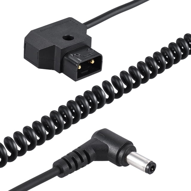 ea de datos Andoer Reemplazo de accesorio de línea elástica D-Tap 2Pin macho a DC 5.5 * Adaptador de extensión de cable adaptador de 98 cm 2,1 mm para alimentación de la batería de montura en V DSL R Andoer Línea de datos