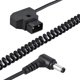 thumbnail image 1 of Cable Andoer Coiled 98cm / 38.5inch D-Tap 2Pin Macho a DC 5.5 * 2.1mm Cable Adaptador Extensión Línea elástica Accesorio Reemplazo para V-Mount Batería DSLR Cage Rig Fuente de alimentación Andoer Cable, 1 of 7