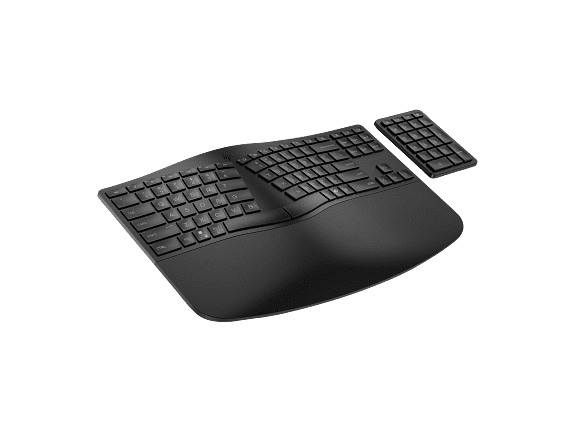 HP 960 Ergonomic Wireless Keyboard 本体 HP 960 Ergonomic Wireless Bluetooth Keyboard for Computer with USB