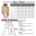 thumbnail image 3 of Kddylitq Summer Button Down Shirts for Women Cotton Linen Collared Tops Long Sleeve Gauze Blouses 2024 Casual Work Clothing Royal Blue 2XL, 3 of 7