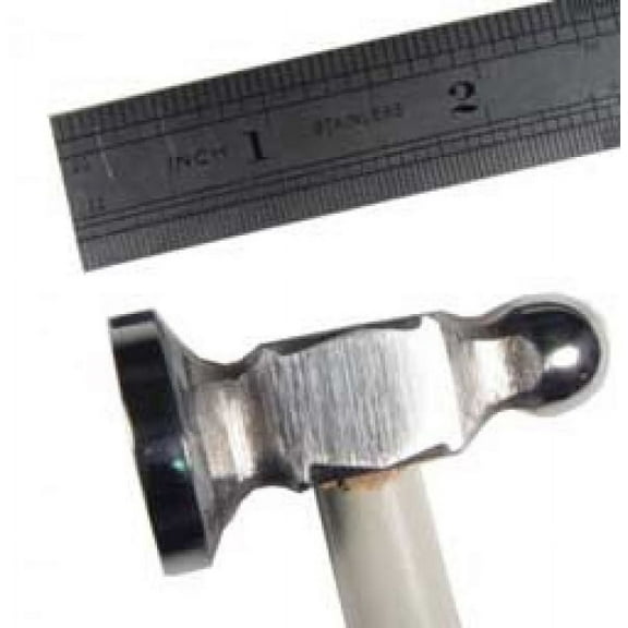 Chasing Hammer - Flat Faced with Polished Wooden Handle - Pack of 1