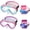 2PK - Pink, variant on Swim Goggles  6-14, Diving Mask No  Strap,Water Goggles Nose Cover for JR / Youth