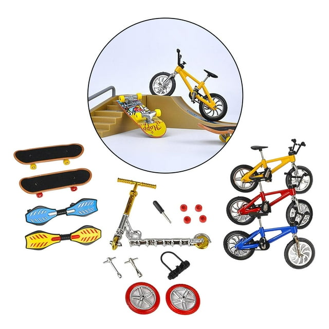 1:18 Scooter monopatín diapasón Juguetes Educativos para el desarrollo niños ojo de la Coordinación Hugo Bicicleta de skate con dedos