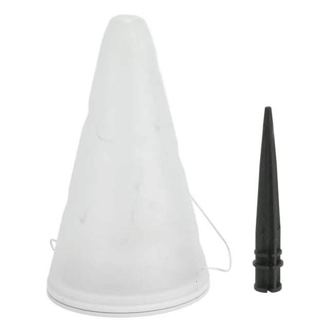 Lámpara colgante Solar, lámpara LED cónica para colgar en el suelo, lámpara de césped para decoración de jardín y patio al aire libre, luz cálida: siempre encendida