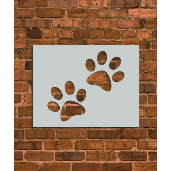 Puppy Dog Paws Stencil