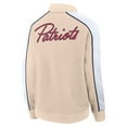 thumbnail image 3 of Women's Fanatics Tan New England Patriots Lounge Full-Snap Varsity Jacket, 3 of 3