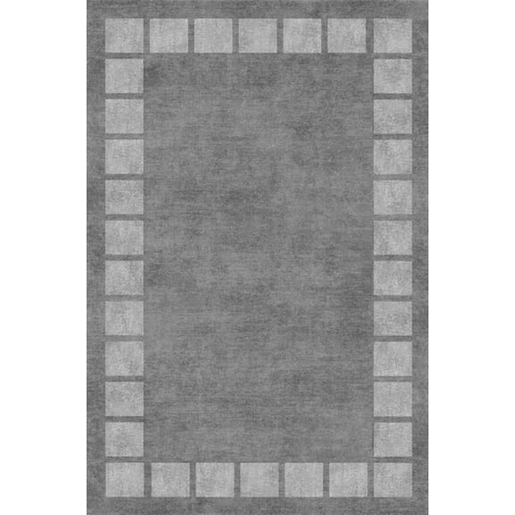 Yesfashion Carpets Area Rugs Washable 1150Gsm Velvet Pearl Velvet Washed Back Folding Simulation Printed Carpet Xm-Modern-One Acre Of Tenderness Gray tone 10*13ft