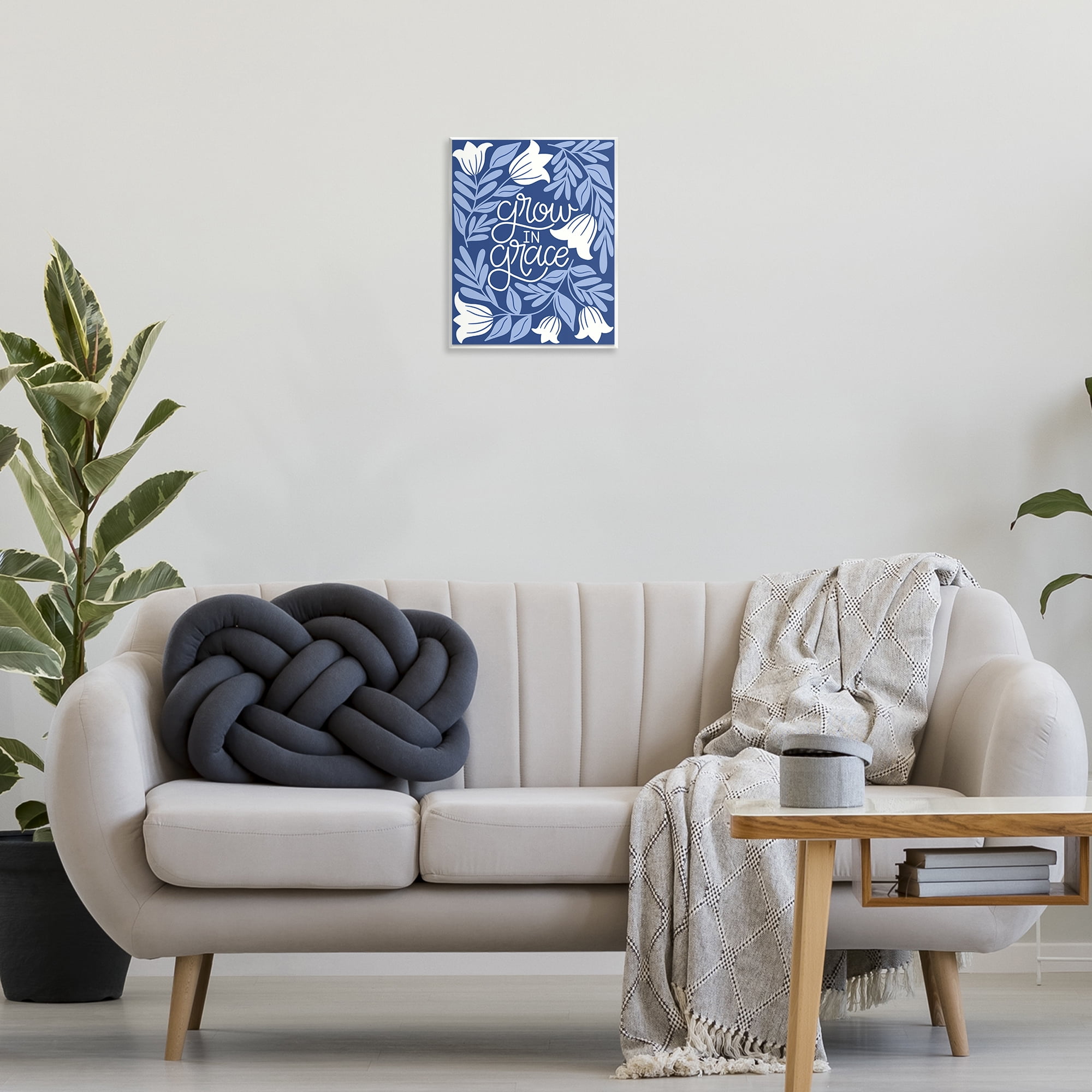 Stupell Industries Grow in Grace Florals Plants & Flowers Painting Unframed Art Print Wall Art, 11 x 14