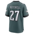 thumbnail image 3 of Men's Nike Quinyon Mitchell Midnight Green Philadelphia Eagles  Player Game Jersey, 3 of 6