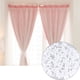 thumbnail image 4 of 100 ruedas de riel de cortina de plástico con rodillos de varilla para cortinas de ducha de puerta de ventana (blanco), 4 of 5