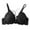Black, variant on GEWSEY Women's Push Up Lace Bra Underwire Plunge Full Coverage Bras Sexy Plus Size Support (White, XXL)