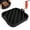black, variant on Microwave Bacon Cooker 10 inch, AGIUFGS Large Food Grade Soft Silicone Grooved Meat Bacon Tray for Oven, Holds 4-6 Strips of Bacon - Grey