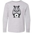 thumbnail image 3 of Inktastic Soccer Funny Capybara Long Sleeve Youth T-Shirt, 3 of 5