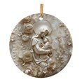 thumbnail image 6 of New 3D Catholic Christmas Decorations Ceramic Pendant For Christmas Season Christmas Tree Decoration Pendant, 6 of 8