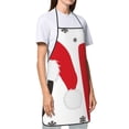 thumbnail image 3 of Bingfone HOHOHO Christmas for Tie-up Apron, Unisex Waterproof and Stain-Resistant Bib Apron for Kitchen Garden Painting, 3 of 7