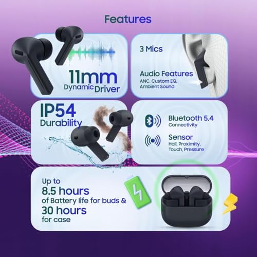 Samsung Galaxy Buds 3-FE SM-R420NZKALTA True Wireless Bluetooth