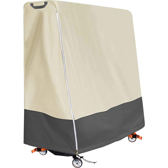 Indoor/Outdoor Premium Ping Pong Table Cover Waterproof Dustproof Sunscreen Heavy-Duty Folding Table Tennis Table Cover