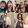 thumbnail image 6 of Party Decorations Clearance! 8.5 36 Pieces Black Golden Photo Booth Props for Birthday Wedding New Year Mix of Hats Lipstick Tie Crowns and More Funny Selfie Props, 6 of 9