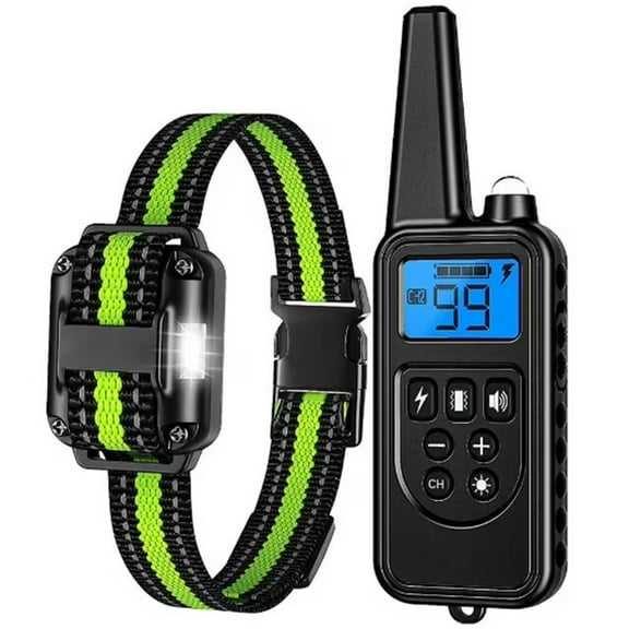Dog Shock Collar,Adjustable Dog Training Collar with Remote,Waterproof Ecollar for Dog Training,Safe Anti-Bark Shock Collar for Small Dogs