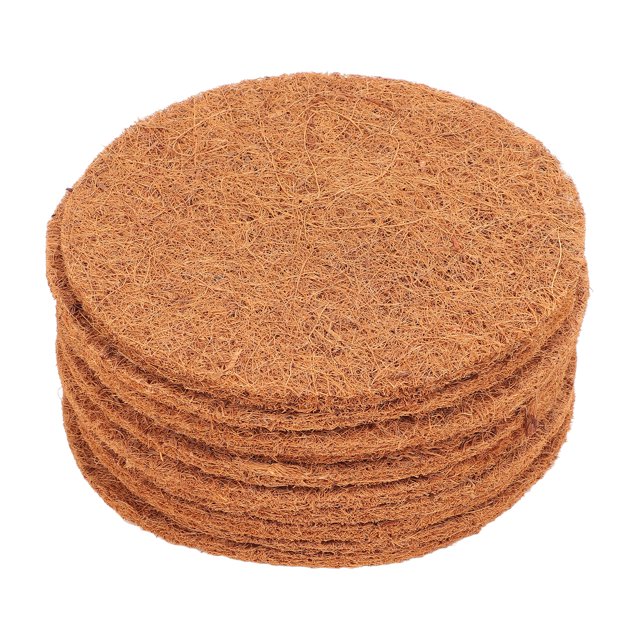 EOTVIA Pet Supplies,Bird Nesting Mat,10Pcs Bird Nesting Mat Breathable Adjustable Replacement Natural Coconut Fiber Mat For Many Sizes Of Nests