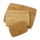 thumbnail image 1 of Juego de tablas de cortar Farberware reversible de bambú de 3 piezas, 1 of 9