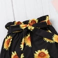 thumbnail image 3 of Dooleck Little Miss Sassy Pants Outfit Infant Ruffle Bodysuit Sunflower Shorts Set, 3 of 8