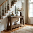 thumbnail image 3 of Tribesigns 41.3" Farmhouse Console Table, 2-Tier Wooden Entryway Table with Storage, 3 of 7