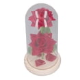thumbnail image 4 of Decoración de cristal de rosa iluminada, flores artificiales para el día de San Valentín, cristal de rosa artificial, artesanía excepcional, 4 of 12