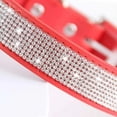 thumbnail image 4 of Crystal Glitter Rhinestones Pet Collar Leather Puppy Necklace Collars For Small Medium Large Dogs Cat Chihuahua Pug Accessories ShopWise Round, 4 of 22