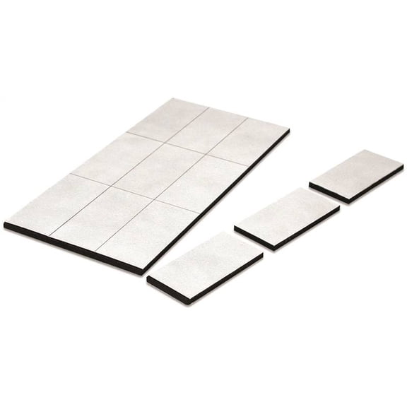 Master Magnetics 07010 Flexible Magnetic Tape with Adhesive Magnets, 2" x 3"